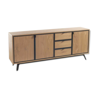 Daffo metal and wood sideboard