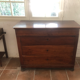 Solid wood chest of drawers
