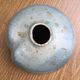 Blue free-form handmade vase