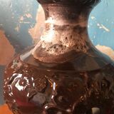 Large ceramic lamp foot with double lighting