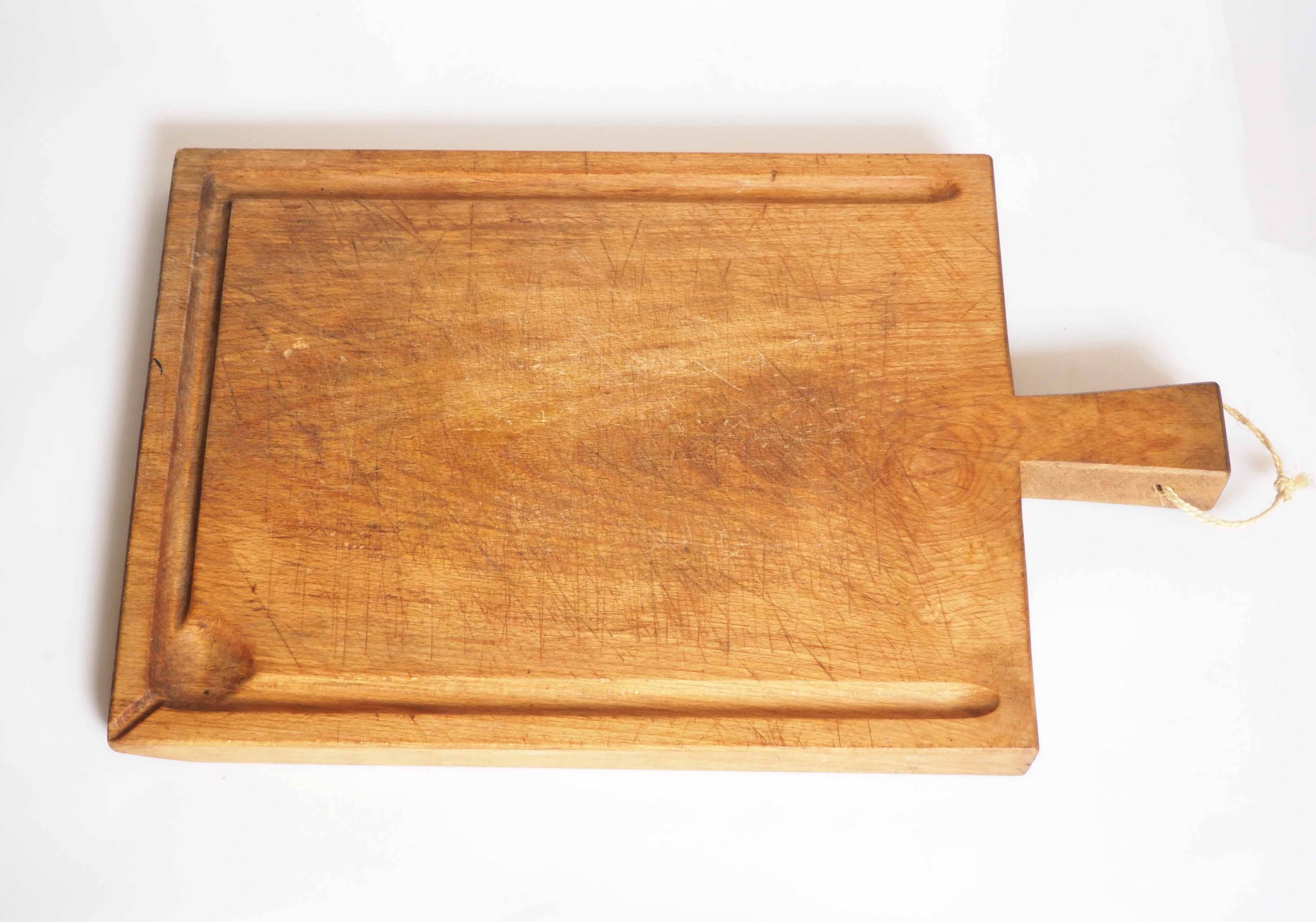 Large wooden cutting board