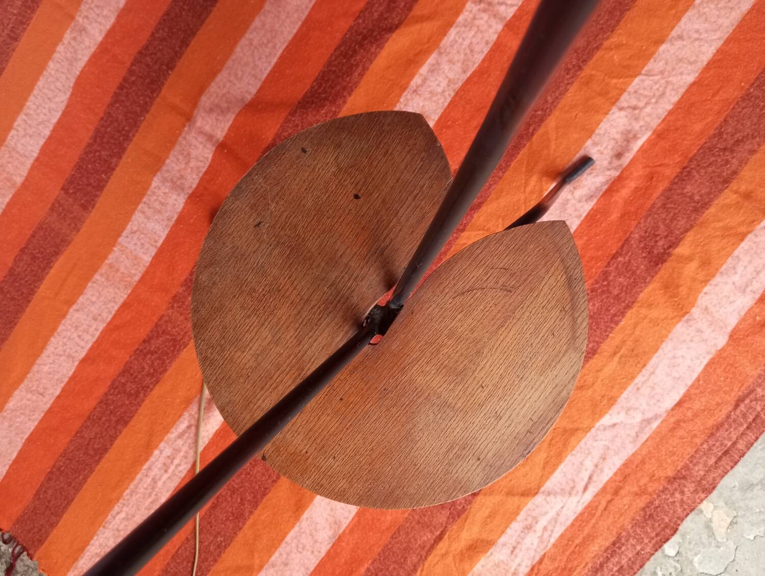 Lampadaire à deux lumières vintage années 50/60