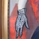 Peinture abstraite de modèle de femme figure moderne antique ancienne vintage 19