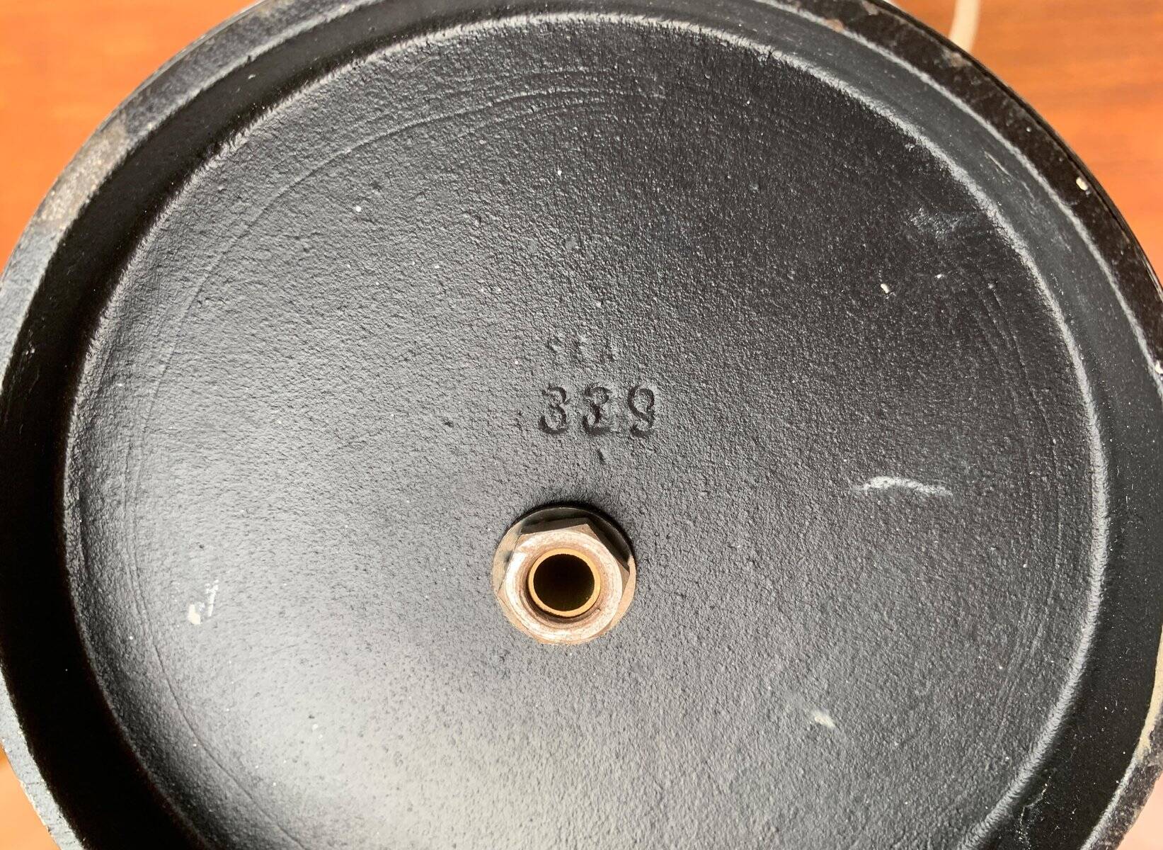 Mid-century minimalist dome table lamp