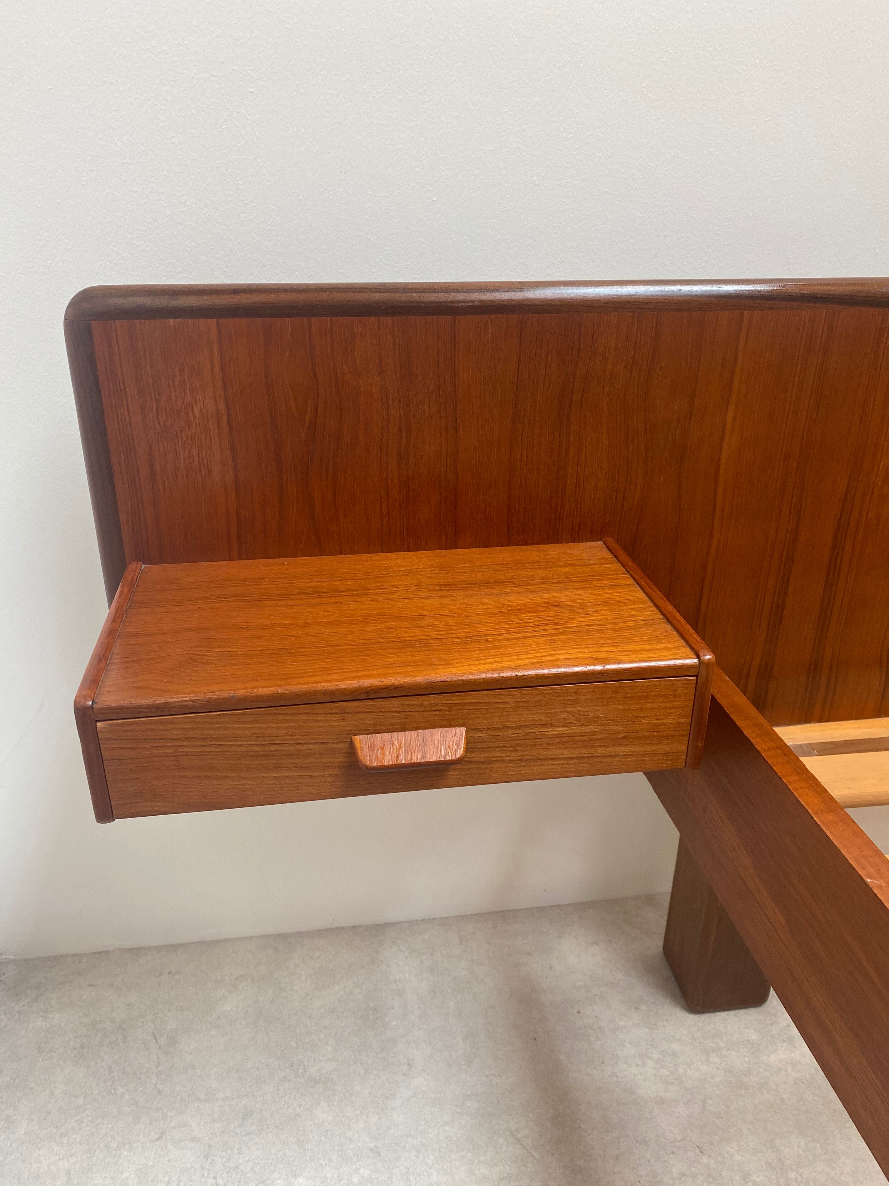 Scandinavian teak bed