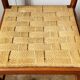 2 "plywood" chairs & braided rope