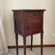 Table de chevet ancienne marbre et bois