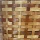 Vintage wicker basket or paper bin