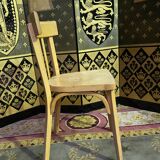 Suite of 6 bistro chairs signed "baumann"