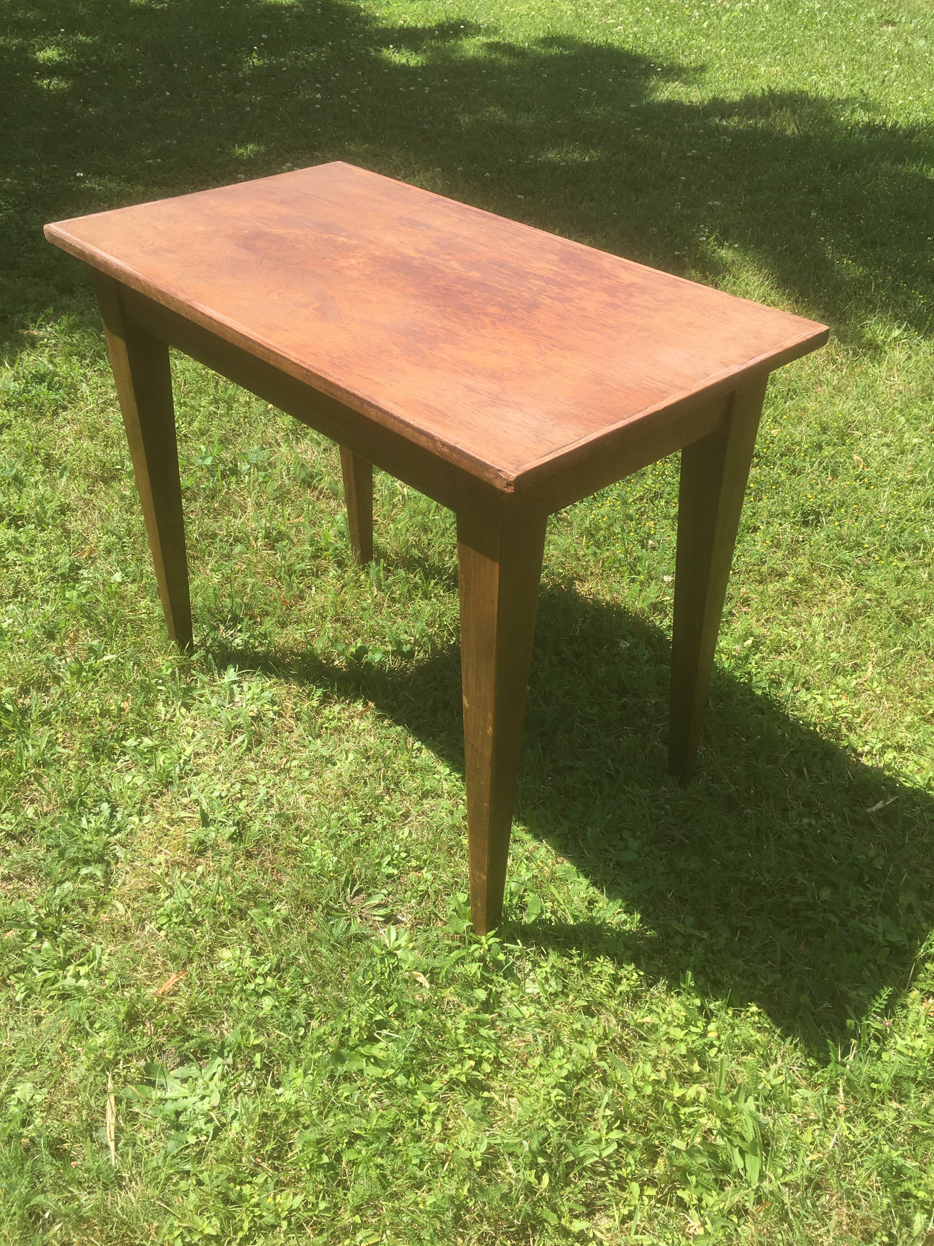 Beech side table