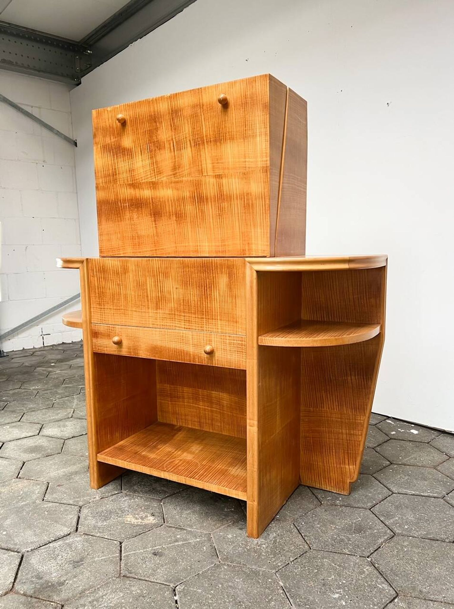 Armoire à boissons et bar vintage, années 1950