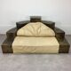 Sculptural brass sofa 70s