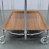 Mid-century folding serving cart, Italy, 1970s