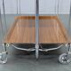 Mid-century folding serving cart, Italy, 1970s