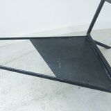 50's design glass coffee table