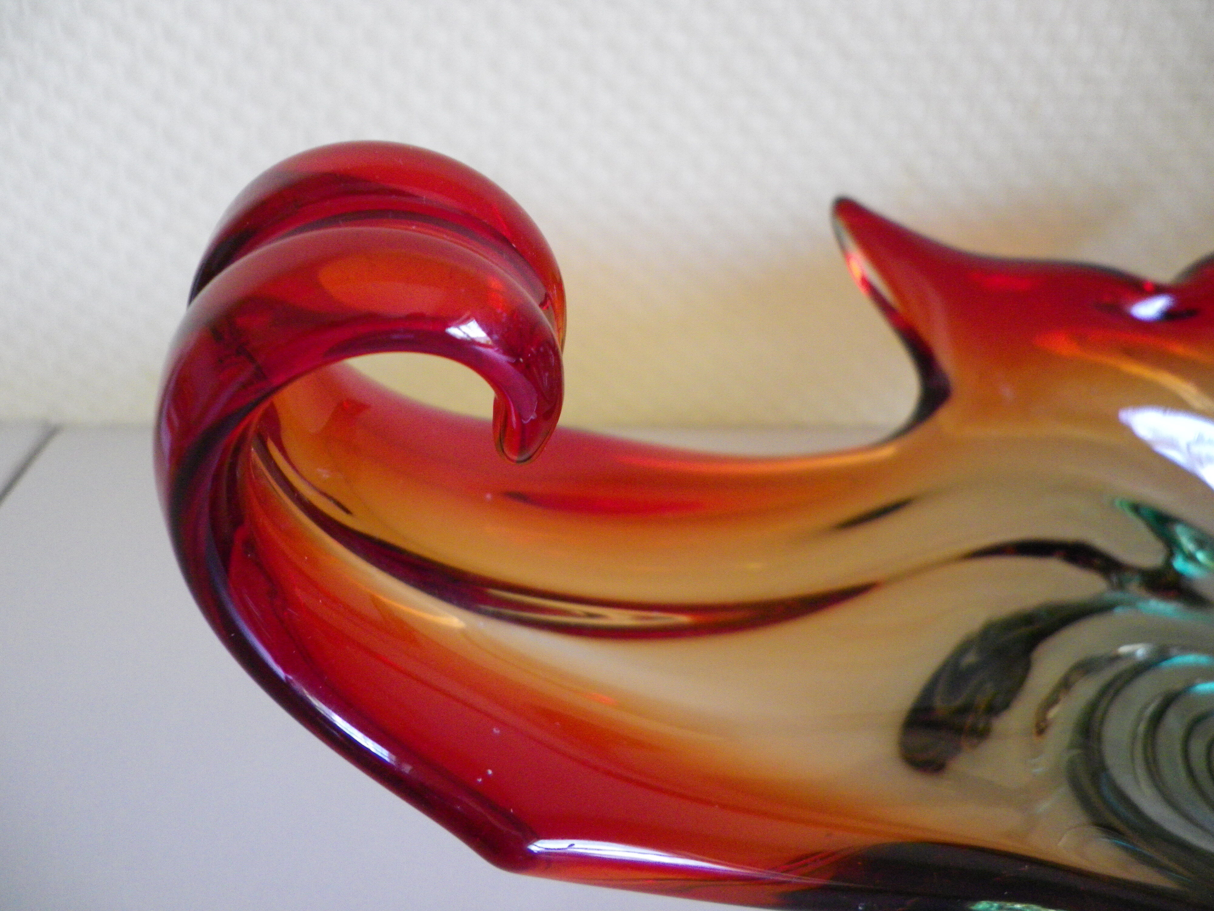 Fruit or decoration cup Murano glass