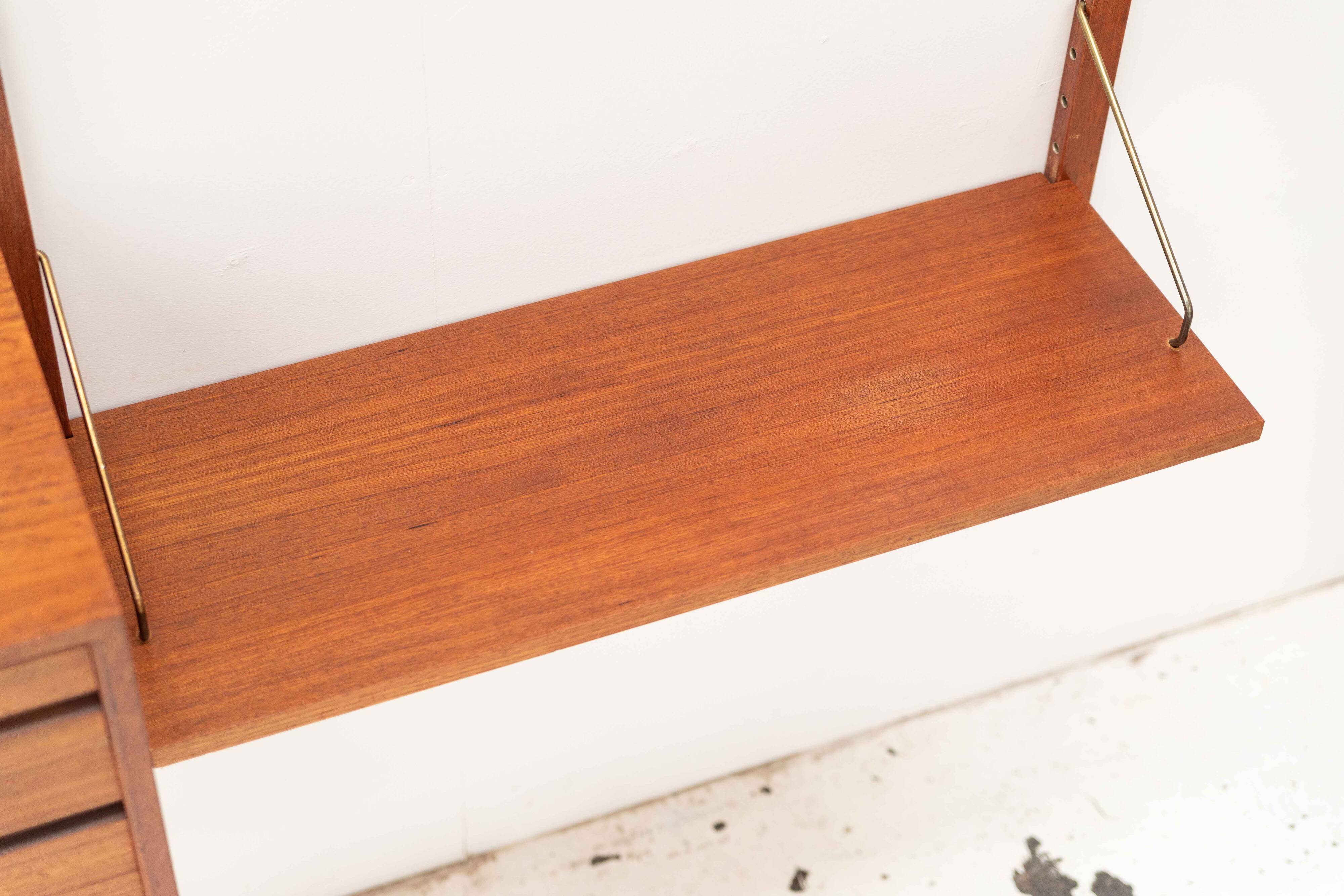 3-bay Cado wall unit by Poul Cadovius