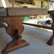 Monastery style benches in solid oak 200cm