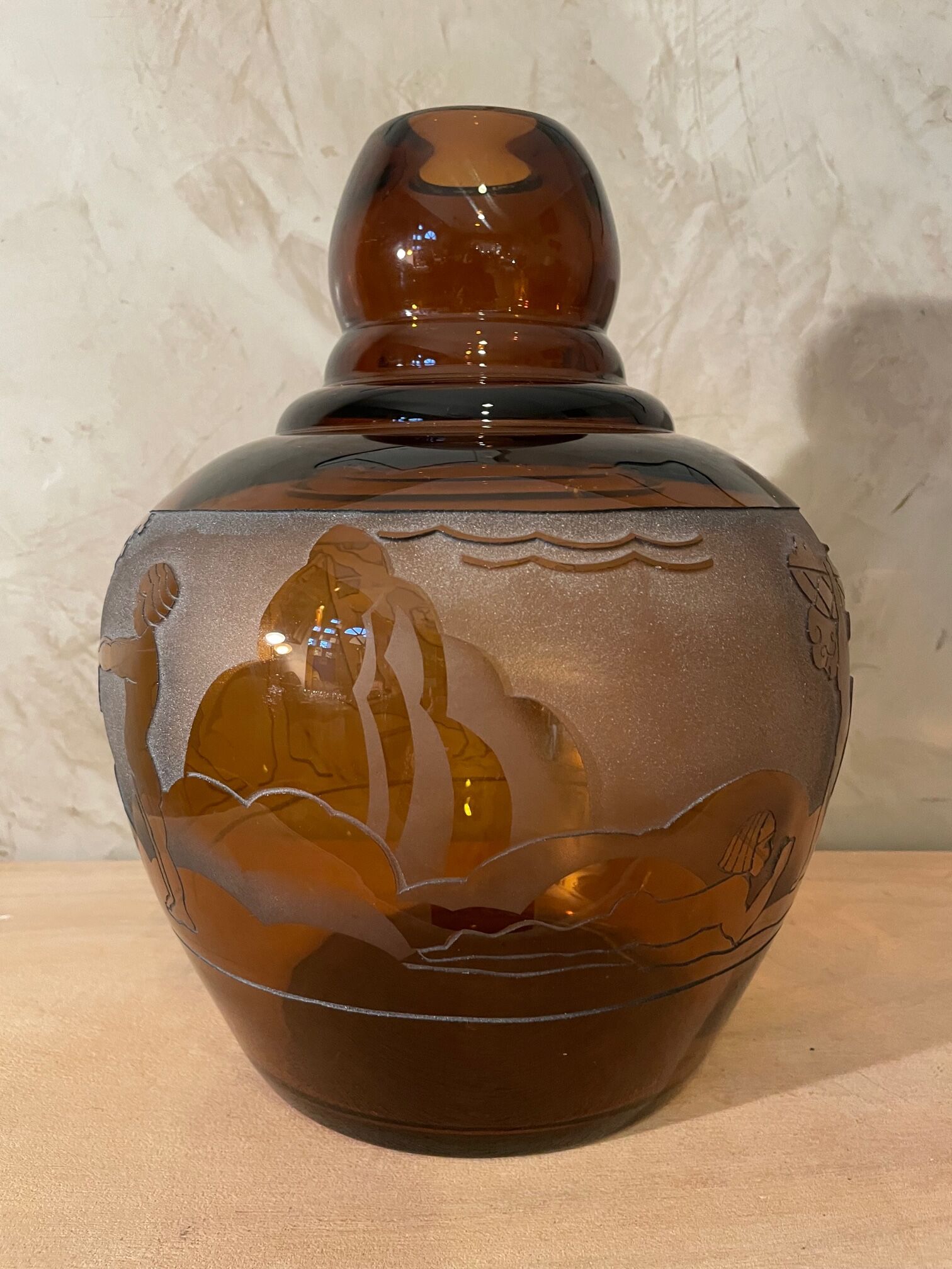 Art deco vase signed Berlys