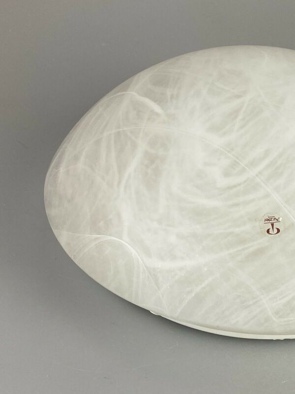 Plafoniere plafonnier verre espace design lampe 70s