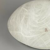 Plafoniere plafonnier verre espace design lampe 70s
