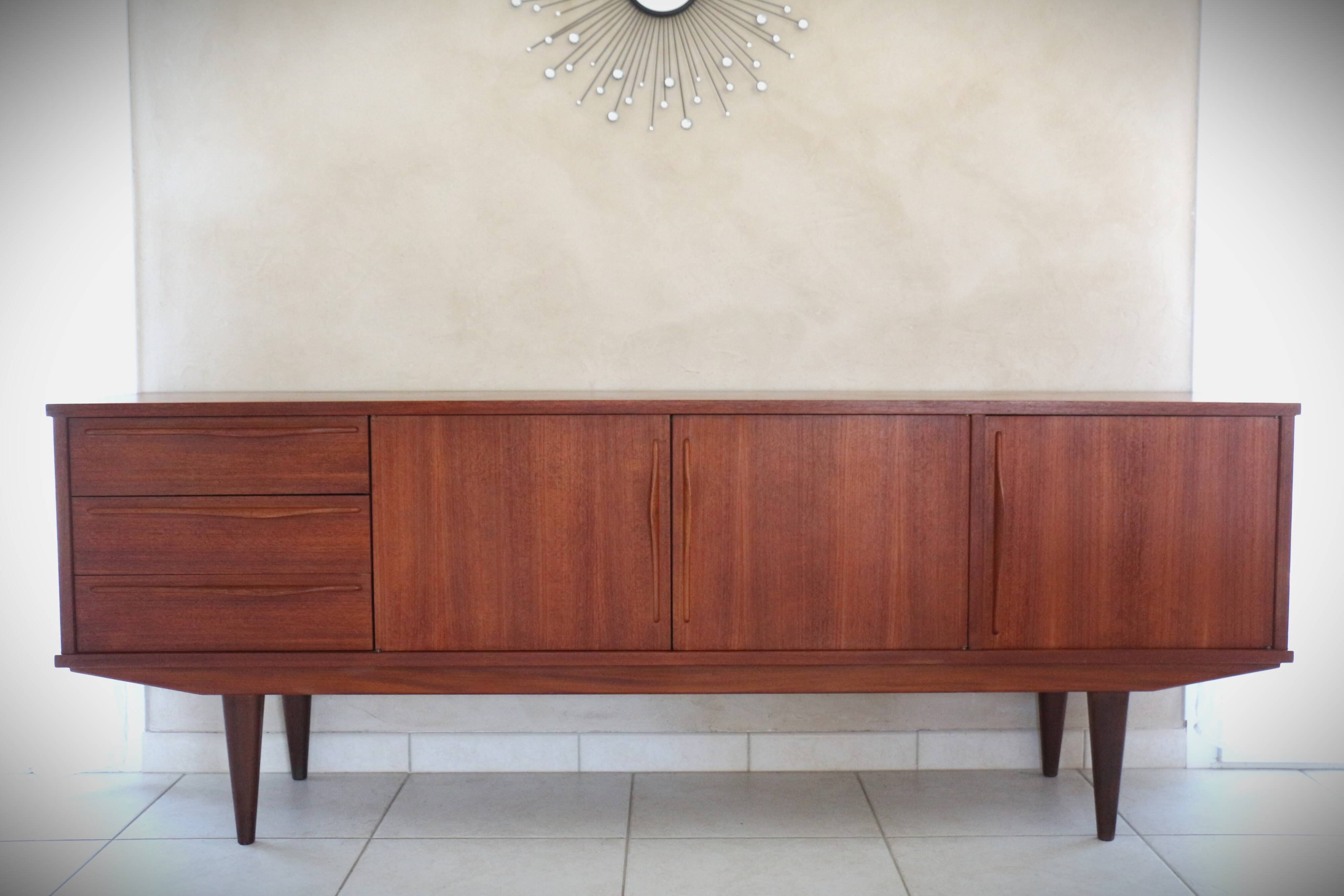 Scandinavian design in French-made teak