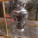 Art Deco vase in glass and silver metal