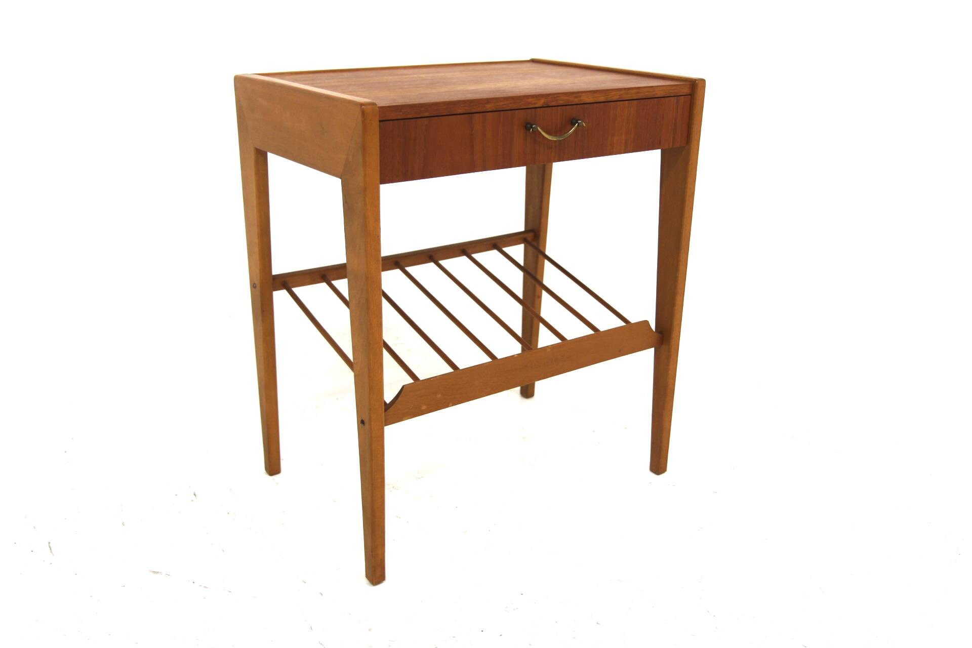 Table de chevet scandinave en teck, Suède, 1960