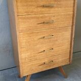 Vintage oak chiffonier from the 1950s