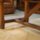 Grande table de ferme en orme massif 1950’s