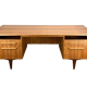 Bauhaus-style desk by WK Möbel, walnut, 1960s