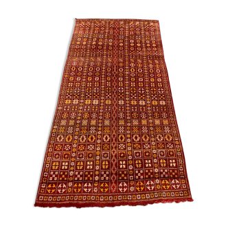 Tapis marocain vintage 361x181 cm atlas berbère, tribal