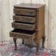 Small English mahogany chest of drawers from the 50s