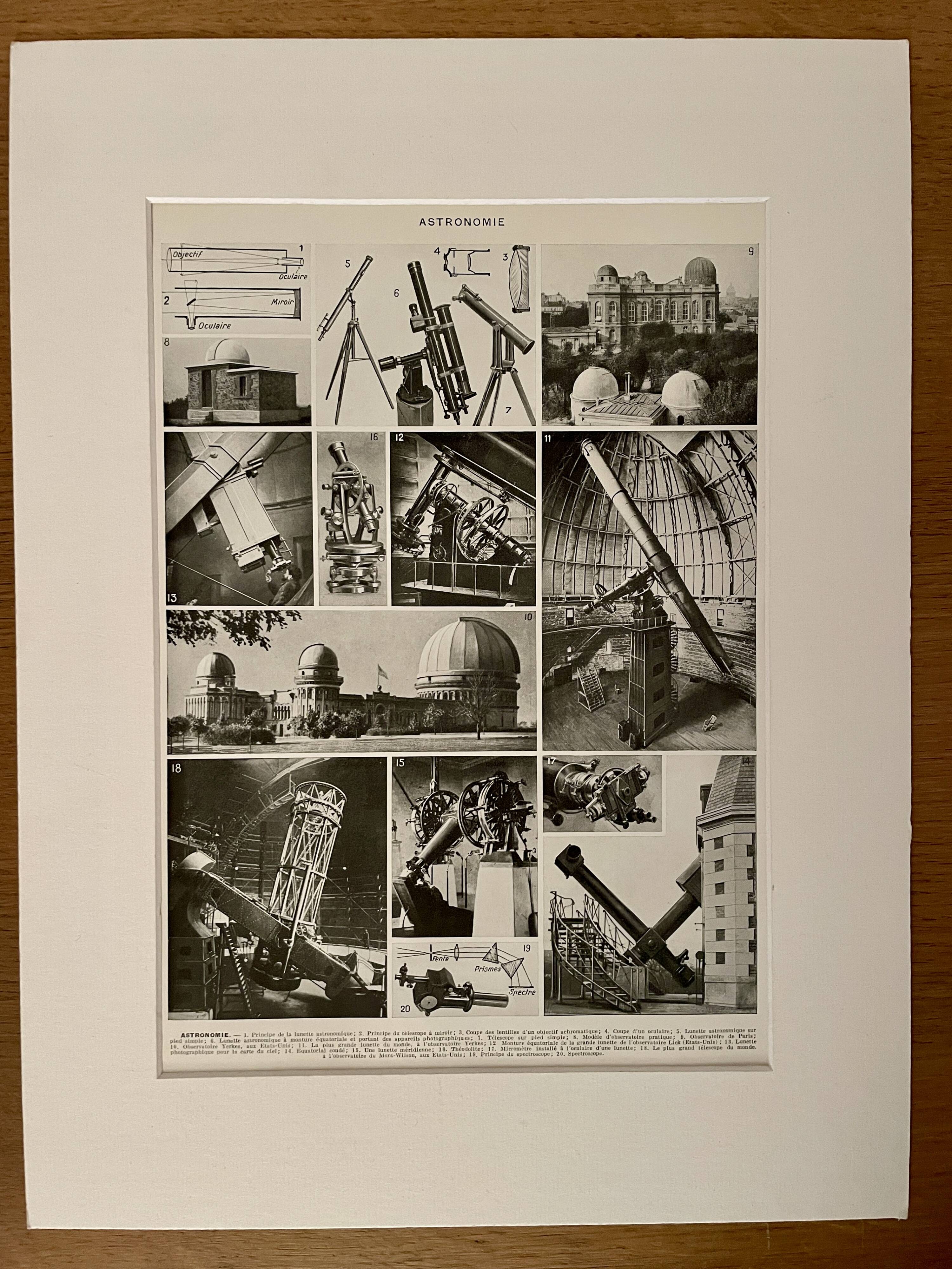 Photographic plate on astronomy - 1930