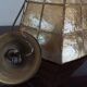 Hanging lamp blinds day mother and brass