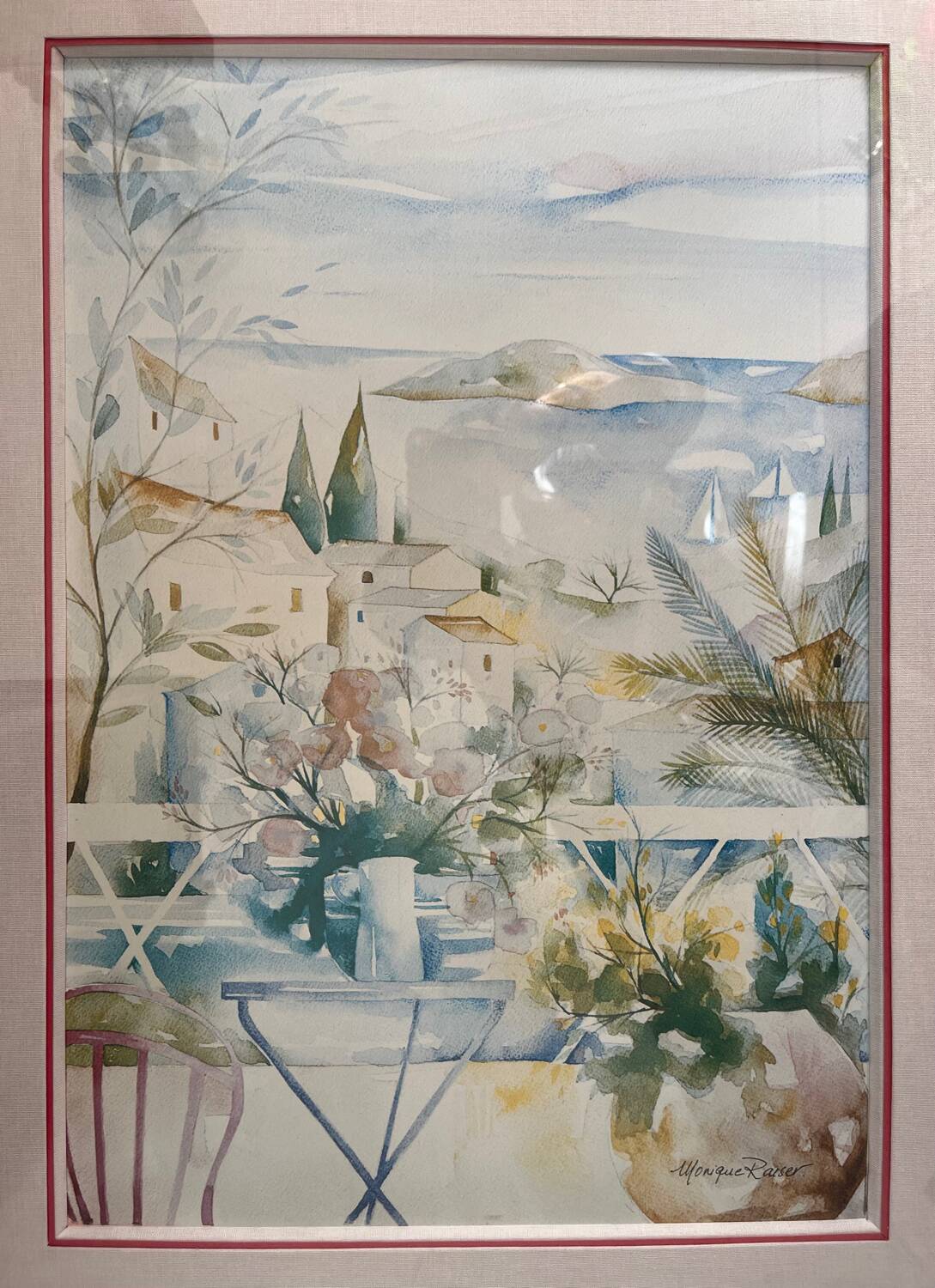 Painting: watercolor by Monique Raiser