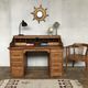 American solid solid oak cylinder desk from 1930