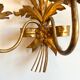 Golden metal wheat ear applicator, 1950s