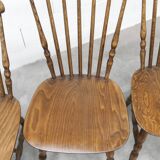 Lot of 4 Baumann chairs, Florida model, 1970, superb condition