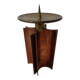 Vintage German Brutalist Candleholder in Copper and Brass, 1960s