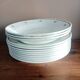 Set of 12 earthenware plates Salins, Nelly red