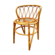 Armchair office chair in vintage rattan 60s