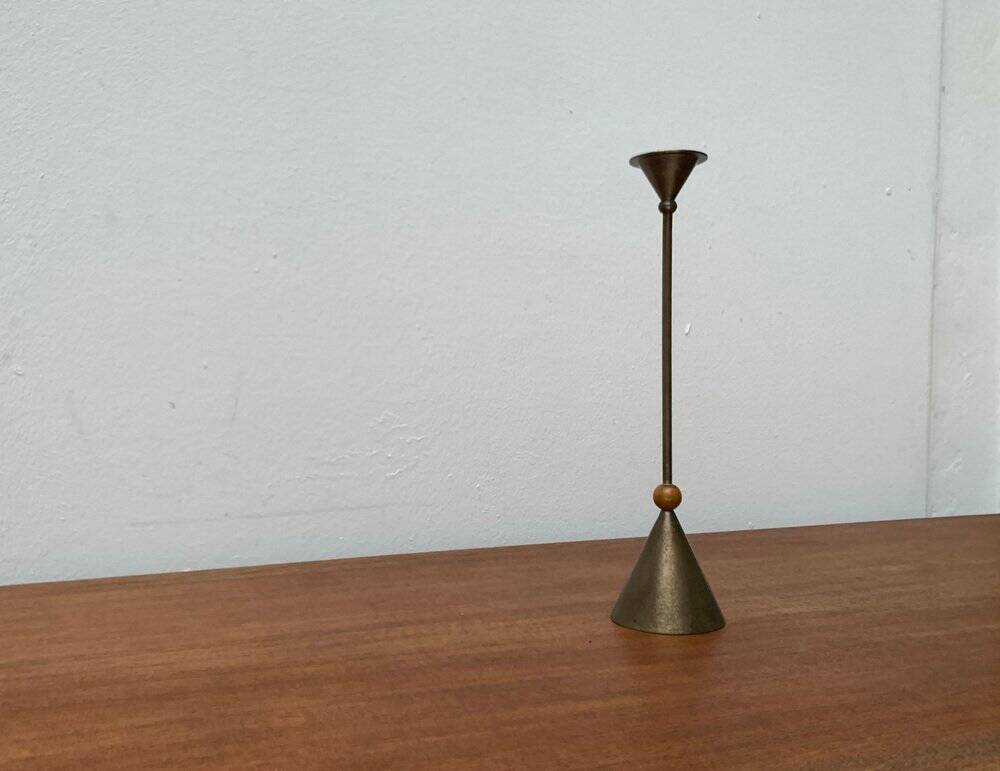 Vintage Italian postmodern metal chandelier, 1980s.