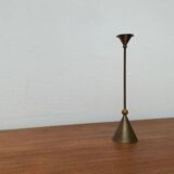 Vintage Italian postmodern metal chandelier, 1980s.