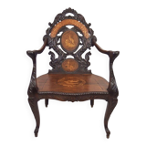 Fauteuil 19ème siècle de style "Forêt Noire"