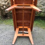 Vintage table René Gabriel in beech period reconstruction