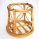 Rattan stool 1980s