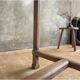 Table en chêne, XVIIIème s.