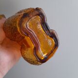 Lot de deux bouteilles en verre caniche Empoli