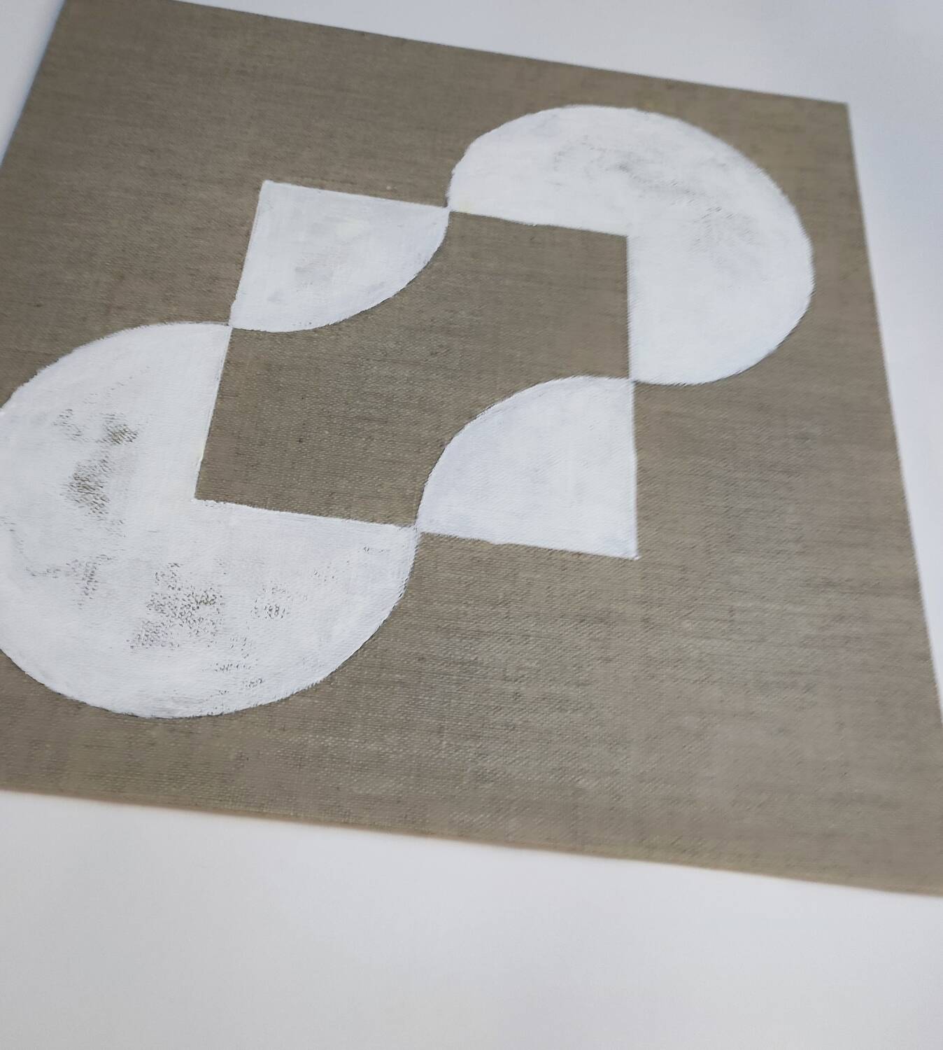 Geometric painting 30 x 30 cm